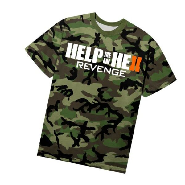 Revenge Merch Store Splitscreen Tee Green Camo