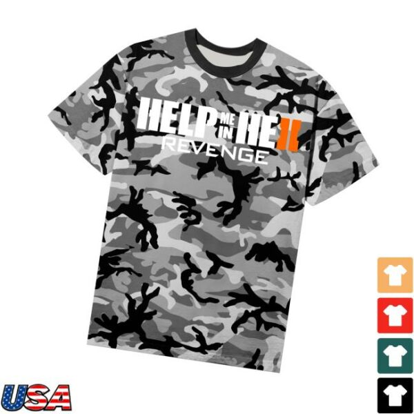 Revenge Merch Store Splitscreen Tee White Camo