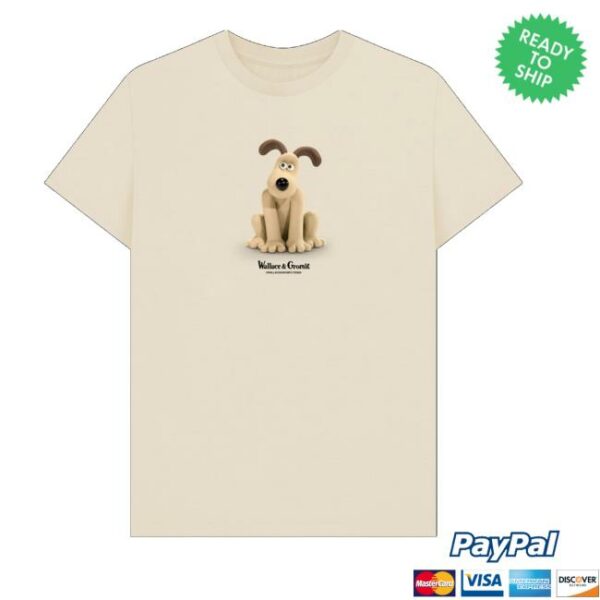 Wallace And Gromit Store Gromit Sitting T-Shirt