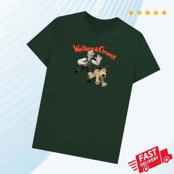 Wallace And Gromit Store Wallace And Gromit On The Run T-Shirt