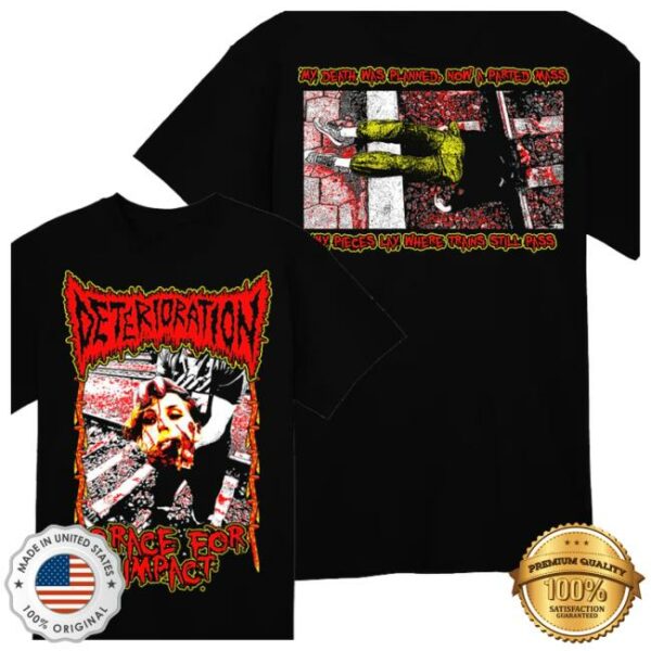 Shattered Dreams Productions Store Merch Deterioration Brace For Impact T-Shirt