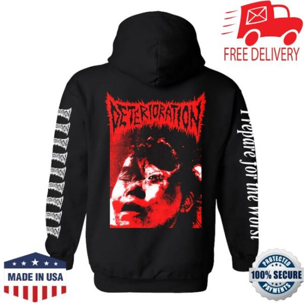 Shattered Dreams Productions Store Merch Deterioration Prepare For The Worst Pullover Hoodie