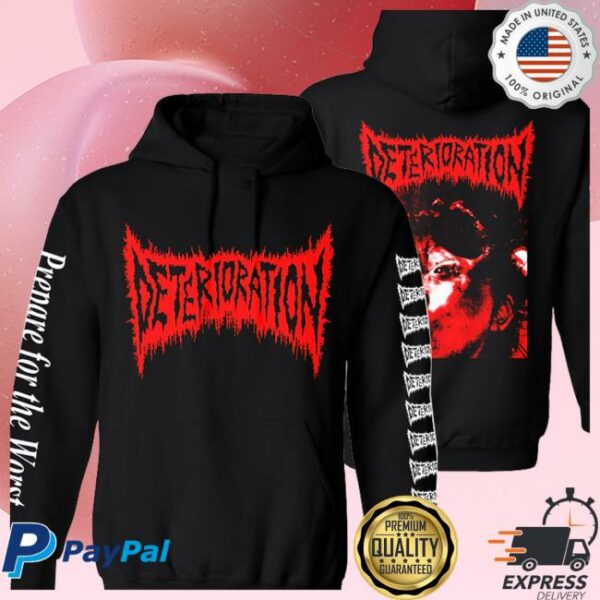 Shattered Dreams Productions Store Merch Deterioration Prepare For The Worst Pullover Hoodie