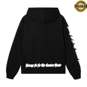 Revenge Store Merch Motion Lightning Logo Black Hoodie