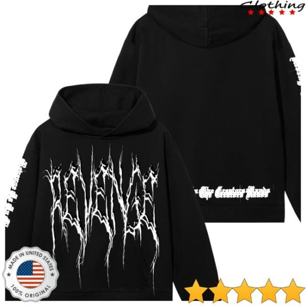 Revenge Store Merch Motion Lightning Logo Black Hoodie