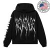 kenny revenge store merch motion lightning logo hoodie black