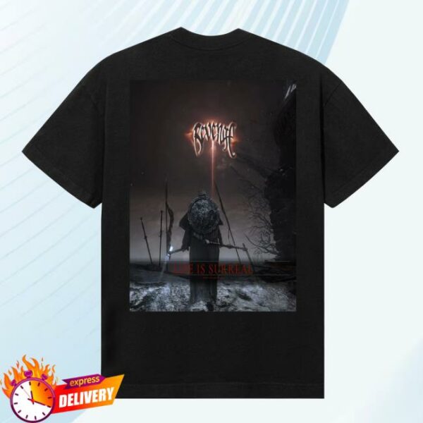 Revenge Store Merch Life Is Surreal Black Tee
