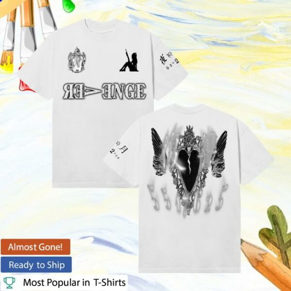 Revenge Official Merch Store D1e Tee White Black