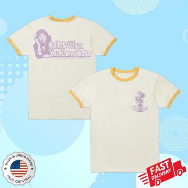 Calum Hood Merch Store Know Better Ringer Tee