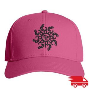 Fontaines Dc Merch Store Spiral Monogram Pink Cap