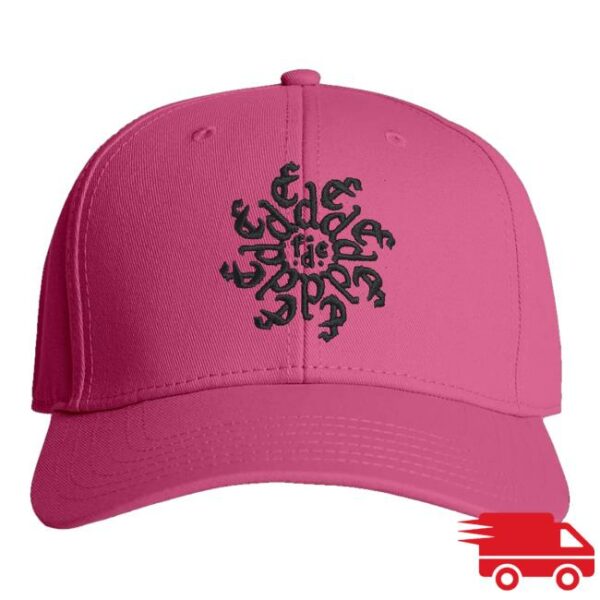 Fontaines Dc Merch Store Spiral Monogram Pink Cap