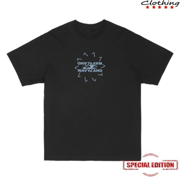 Perks And Mini Merch Store Pam X Wavyland 7 Year Anniversary Ss Tee Black