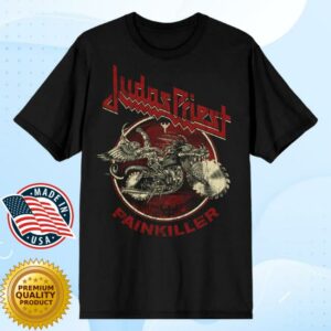 Judas Priest Store Merch Painkiller Album Tracklist Tee