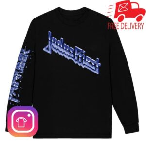 Judas Priest Store Merch Painkiller Album Tonal Longsleeve Tee