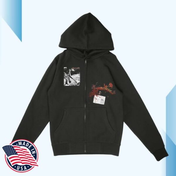 Dead Air Store Merch Quannnic Get Well Soon Black Zip Hoodie