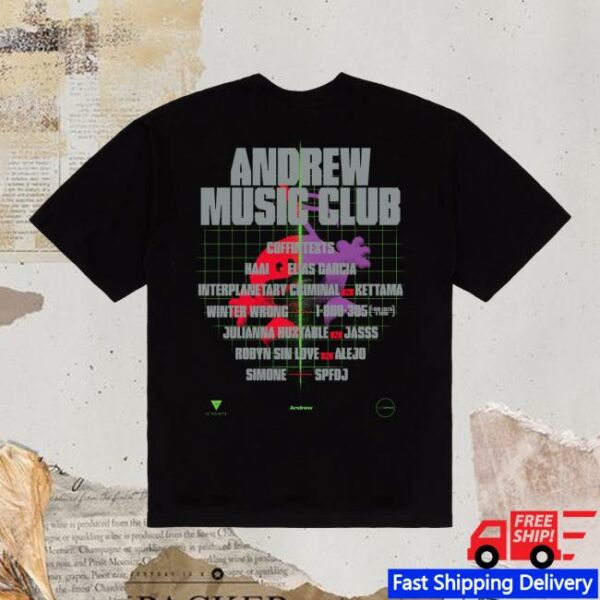 Andrew Miami Store Merch Amc ’25 Black Tee