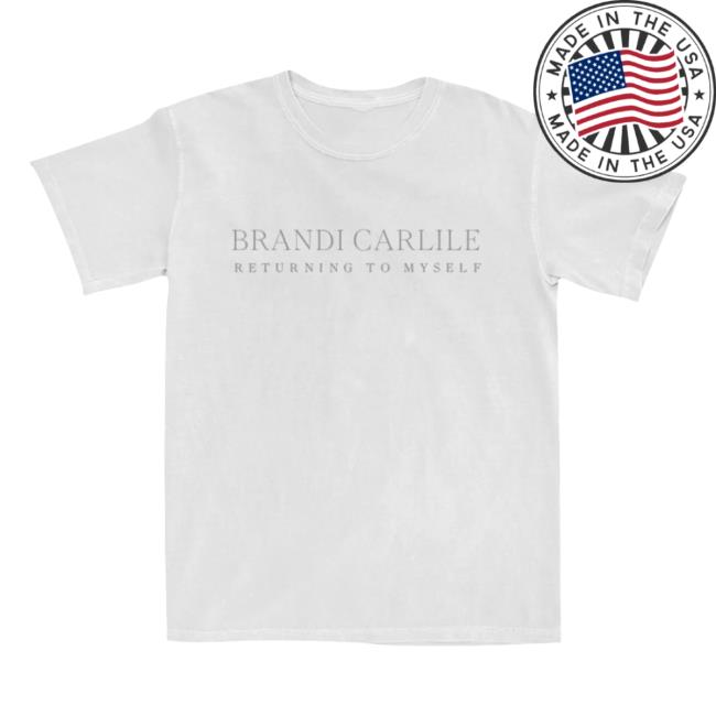 kenny brandi carlile store merch returning to myself album tee