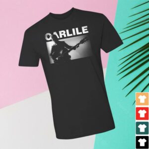 Brandi Carlile Store Merch Guitar Shadow White Logo Tee