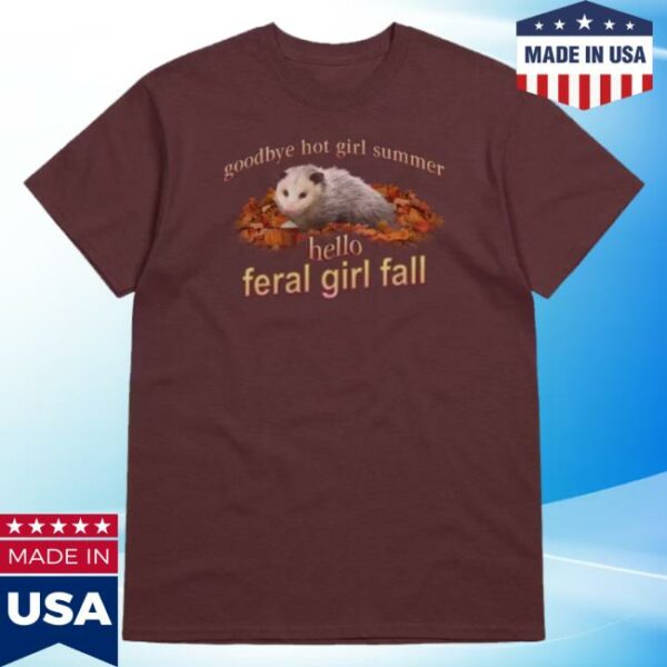 Snazzyseagull Shop Store Merch Feral Girl Fall T-Shirt