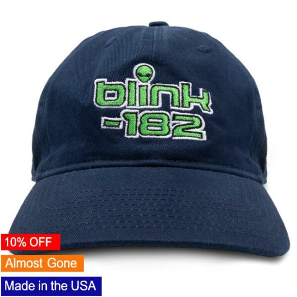 Online Ceramics Store Merch Blink-182 Alien Navy Hat