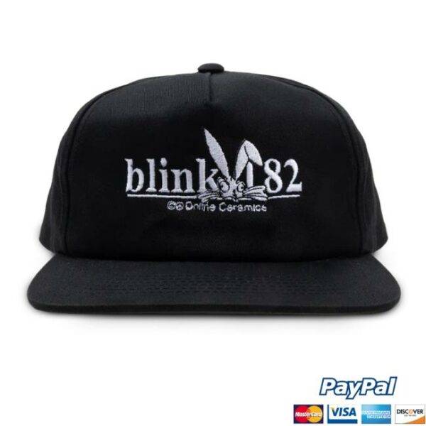 Online Ceramics Store Merch Blink-182 Bunny Black Hat