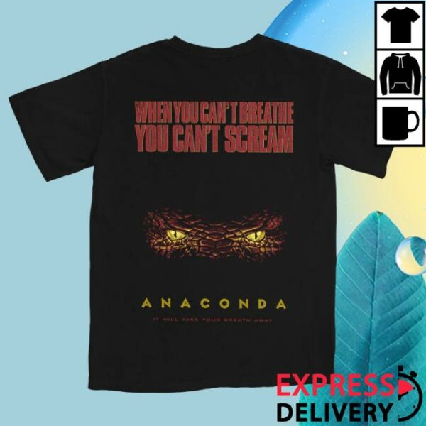 Cavitycolors Store Merch Anaconda 97 You Can’t Scream T-Shirt
