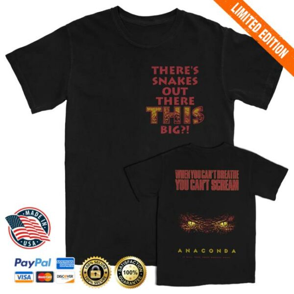 Cavitycolors Store Merch Anaconda 97 You Can’t Scream T-Shirt
