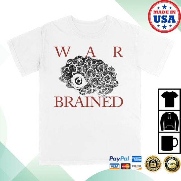 Deadair Merch Store Quannnic Brain Damage White Tee