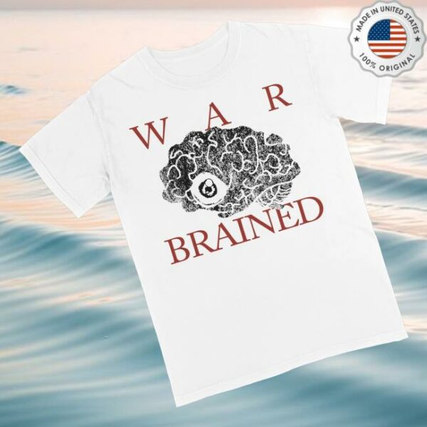 Deadair Merch Store Quannnic Brain Damage White Tee