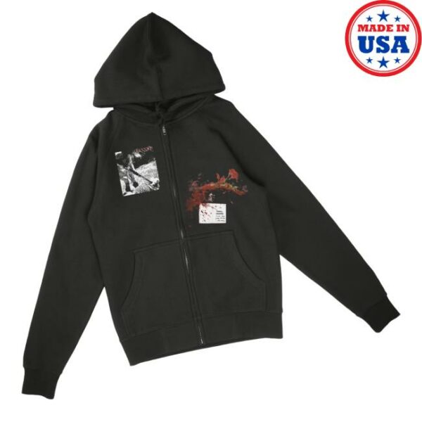 Deadair Merch Store Quannnic Get Well Soon Black Zip