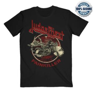 Judas Priest Store Merch Shop Painkiller Album Tracklist Tee
