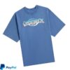 kenny kith store merch casablanca chrome text printed oversized tee ree