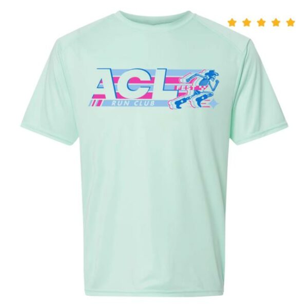 Aclfestival Store Merch Run Club Skeleton Performance Tee