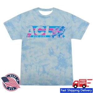Acl Music Festival Merch Store Run Club Skeleton Tie Dye Tee