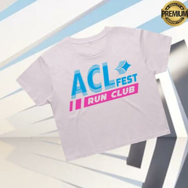 Acl Music Festival Merch Store Women’s Run Club Movement Crop Tee
