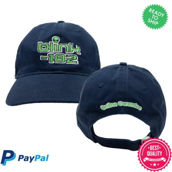 Online Ceramics Merch Store Blink-182 Alien Hat Navy
