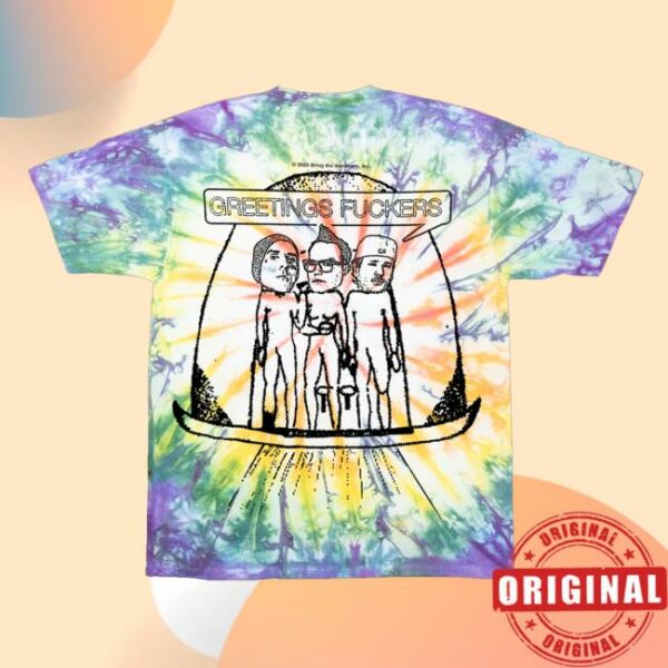 Online Ceramics Merch Store Blink-182 Aliens Exist Tie Dye Tee