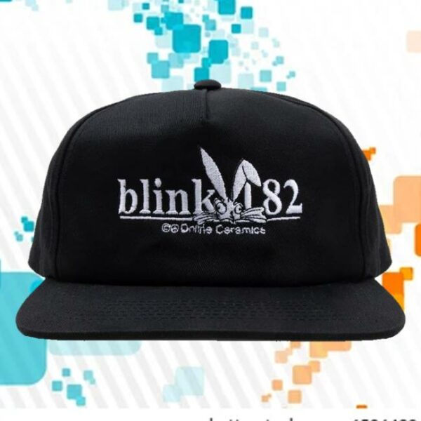 Online Ceramics Merch Store Blink-182 Bunny Hat Black