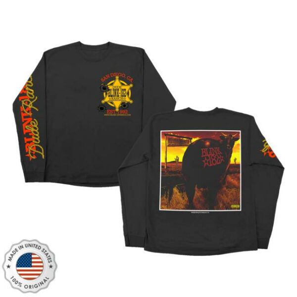 Online Ceramics Merch Store Blink-182 Dude Ranch Off-Black Longsleeve Tee