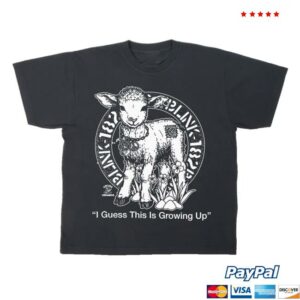 Online Ceramics Merch Store Blink-182 I Guess This Is Growing Up Off-Black Tee