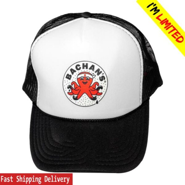 Bachans Store Merch Circle Octo Trucker Hat