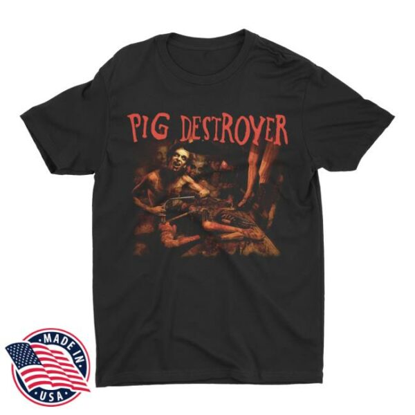 Night Shift Merch Store Pig Destroyer Prowler In The Yard Cover T-Shirt