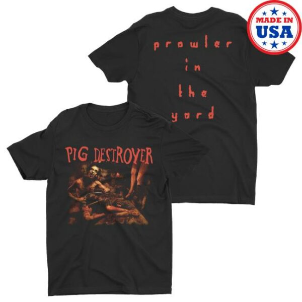 Night Shift Merch Store Pig Destroyer Prowler In The Yard Cover T-Shirt