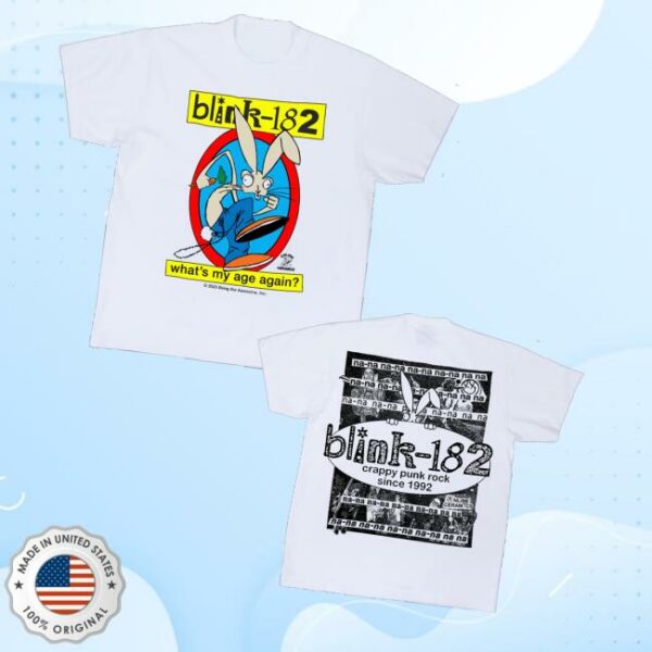 Online Ceramics Merch Strore Blink-182 What’s My Age Again Shirt