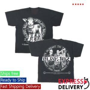 Online Ceramics Merch Strore Blink-182 I Guess This Is Growing Up Off-Black Tee