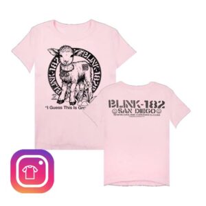 Online Ceramics Merch Strore Blink-182 I Guess This Is Growing Up Shirt