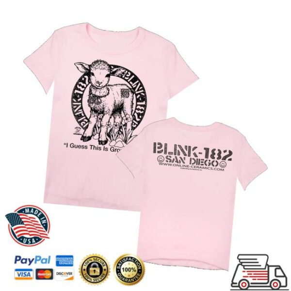 Online Ceramics Merch Strore Blink-182 I Guess This Is Growing Up Shirt