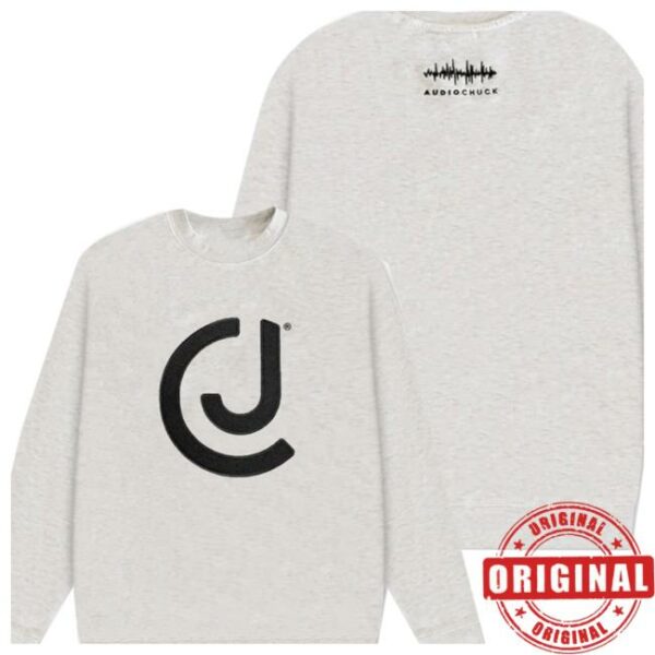 Audiochuck Store Merch Crime Junkie Monogram Crewneck