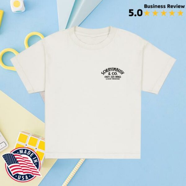 Sorryimbusy Merch Store 24-Hour Wide Crop T-Shirt
