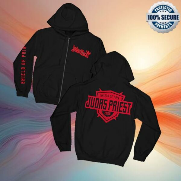 Judas Priest Shop Merch Shield Of Pain Hoodie